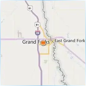 University of North Dakota Location Map University of North Dakota Location Map